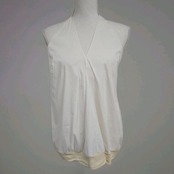 3.1 Phillip Lim V-Neck Sleeveless White Top Lightweight Women’s Size 6 - Picture 1 of 9